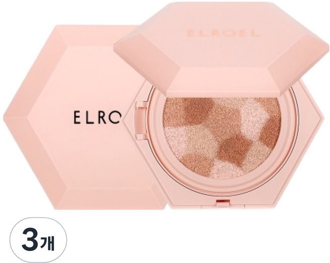 엘로엘 블렌딩 콤팩트 쿠션, 3개