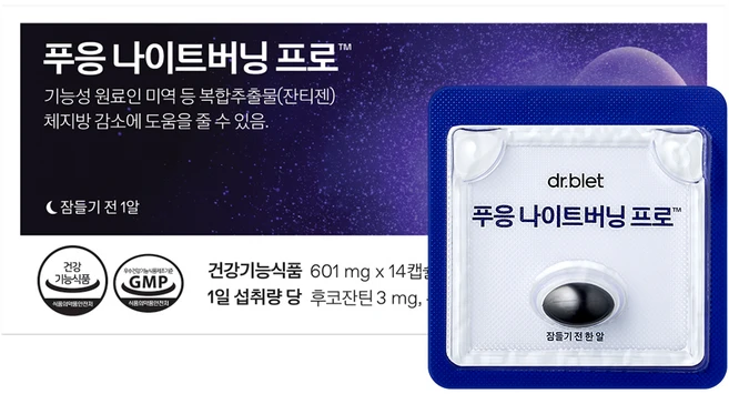 푸응 나이트버닝 프로, 14정, 1개 - 쿠팡