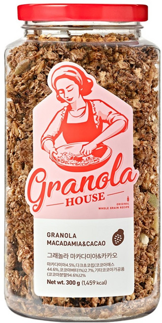 그래놀라하우스 마카다미아 앤 카카오, 300g, 1개