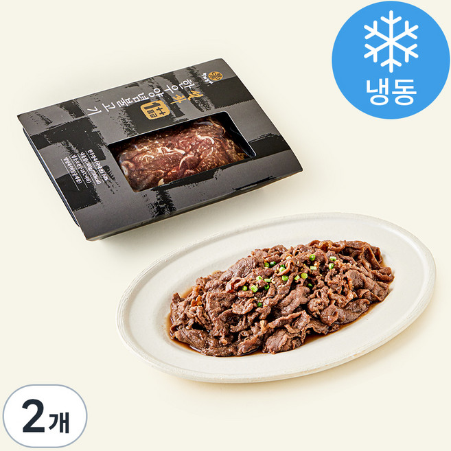 벽제갈비 설화 1++등급 한우 양념 불고기 (냉동), 500g, 2개