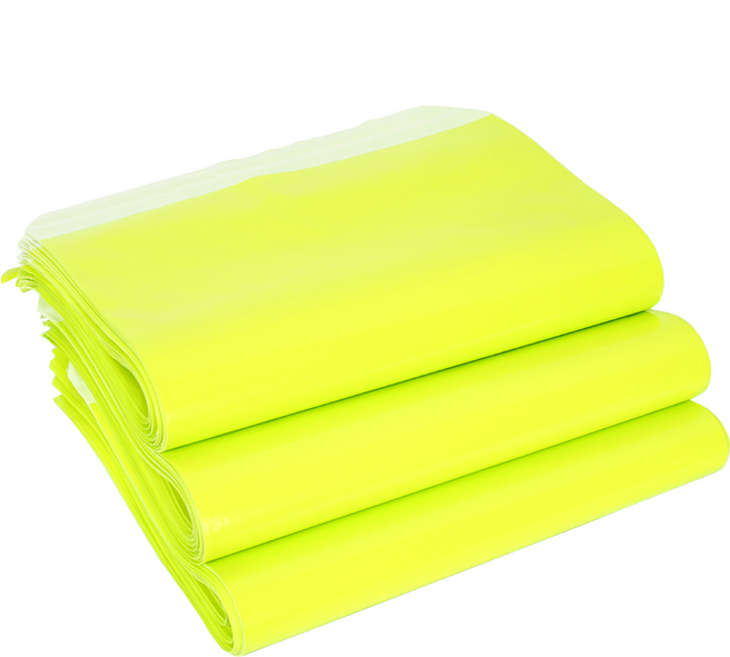 LDPE淺綠色宅配袋, 100個