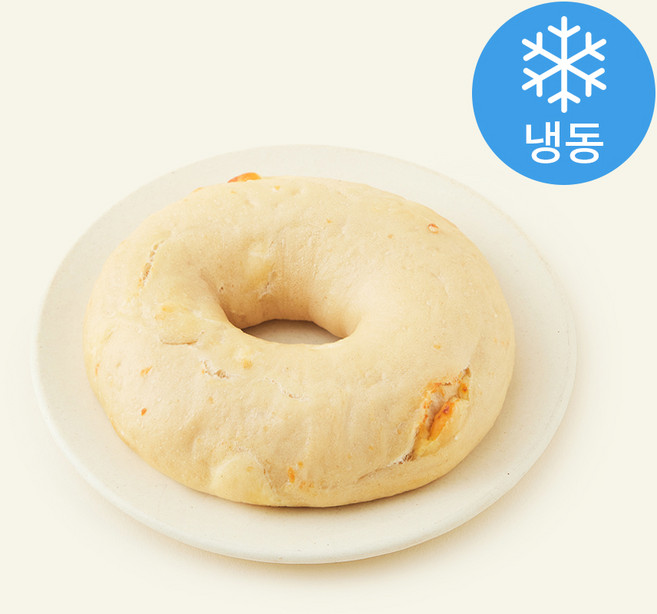 브로드카세 발효종 롤치즈 베이글, 120g, 1개입, 1개