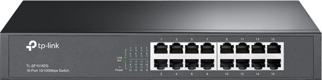 tp-link 16埠 10/100Mbps 交換器, 1個, TL-SF1016DS