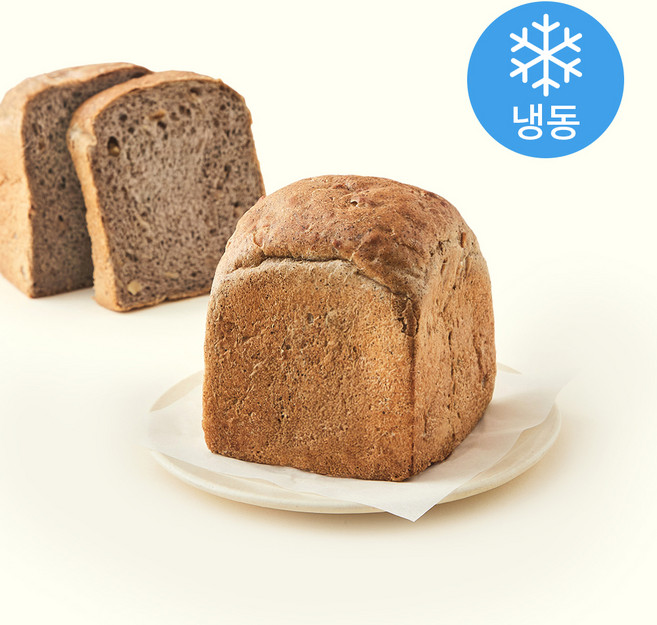 브로드카세 쌀 발효종 흑임자 식빵, 220g, 1개