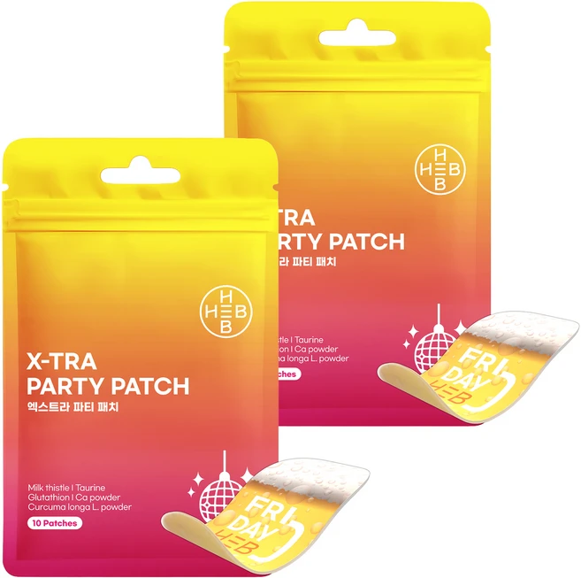 햅 엑스트라 파티패치, 10개입, 2개 - 쿠팡