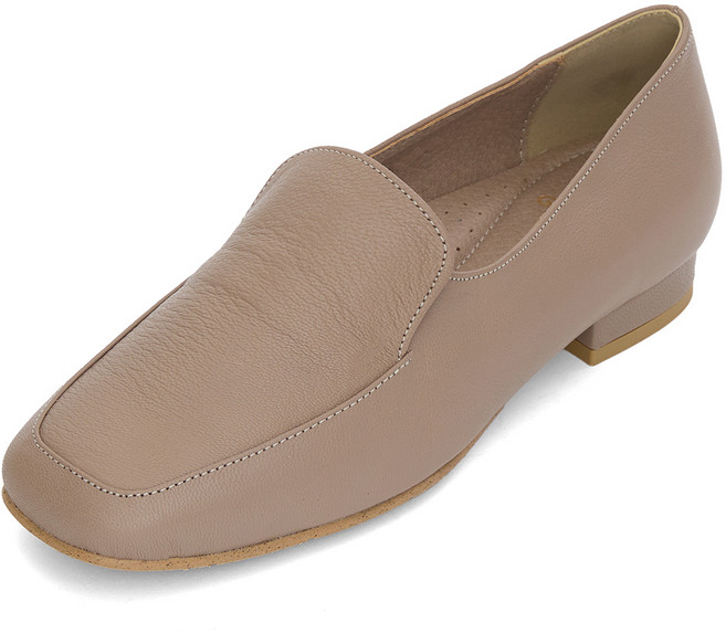 GISSE 女款 J-shoe 山羊皮 Neuru 方頭樂福鞋 2cm