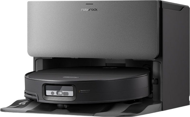 로보락 S10 MaxV Ultra 직배수 로봇청소기, 블랙, RRE0VES+EWFD56HRR