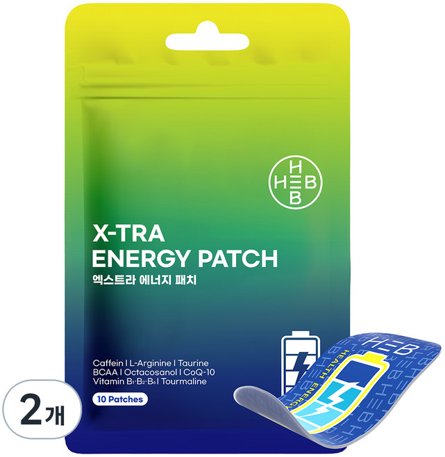 햅 엑스트라 에너지 패치, 10매입, 2개