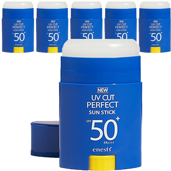 에네스티 뉴 유브이 컷 퍼펙트 썬스틱 SPF50+ PA+++, 20g, 6개