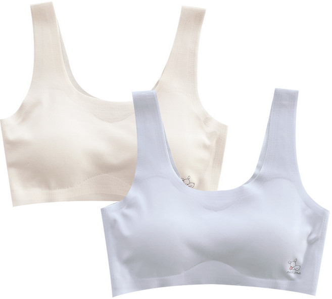 주니데이 주니어 학생 심리스 브라 2종세트