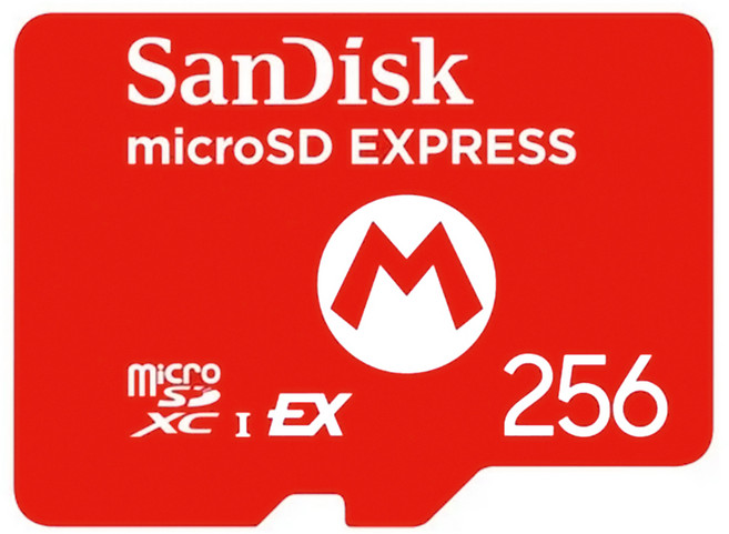 Nintendo 任天堂 SWITCH SanDisk microSDTM Express card for Nintendo SwitchTM 2 256GB, 紅色, 1個, 單一商品