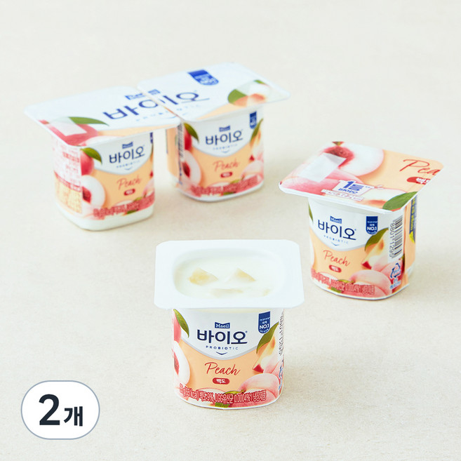 매일바이오 백도 요거트, 340g, 2개