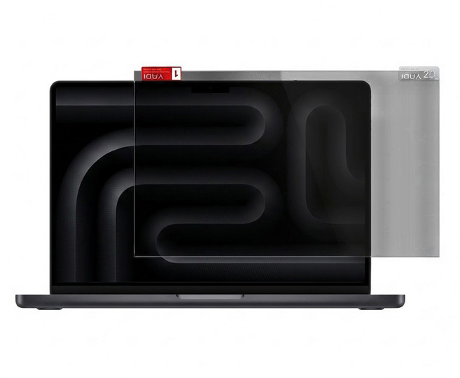 YADI 亞第 PA靜電吸附 水之鏡防窺片 Apple MacBook Pro 14 M5 A3434 2025專用 PF4PPA-AP-PRO-14-21, 1個