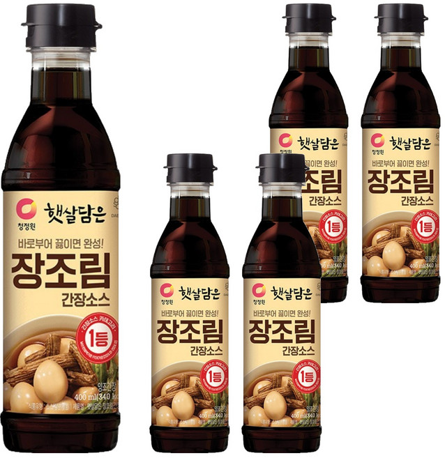 햇살담은 장조림간장소스, 400ml, 5개