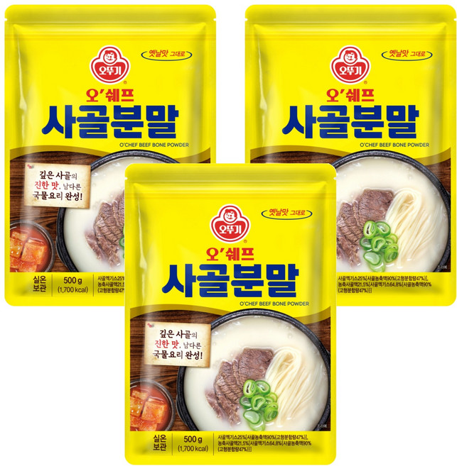 OTOKI 不倒翁 牛骨調味粉, 500g, 3包