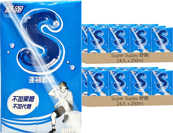 Super Supau 舒跑 S運動飲料, 250ml, 48入