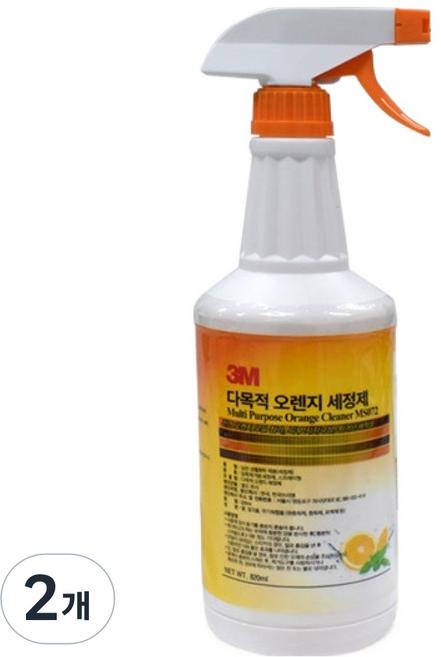 쓰리엠 다목적 오렌지 세정제, 820ml, 2개