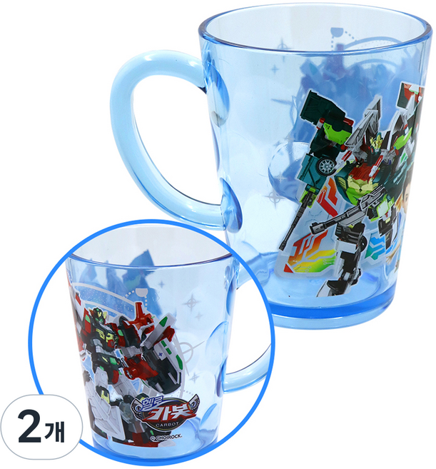 LE BARN Hello Carbot 16 水滴杯, 混合顏色, 2個, 300ml