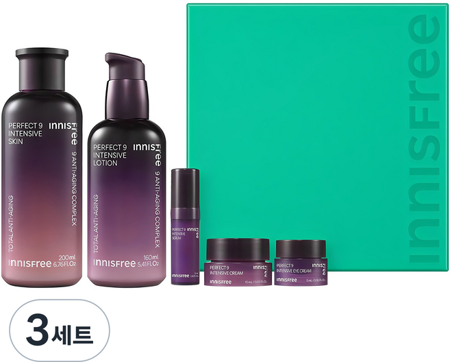 INNISFREE 完美9強效護膚2件組, 3套