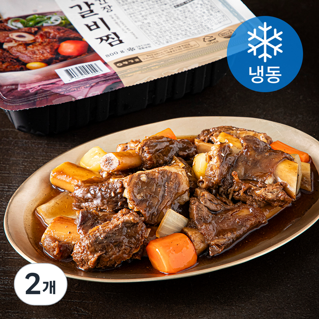 앵거스박쇠고기상점 든든한 한상차림 갈비찜 (냉동), 800g, 2개
