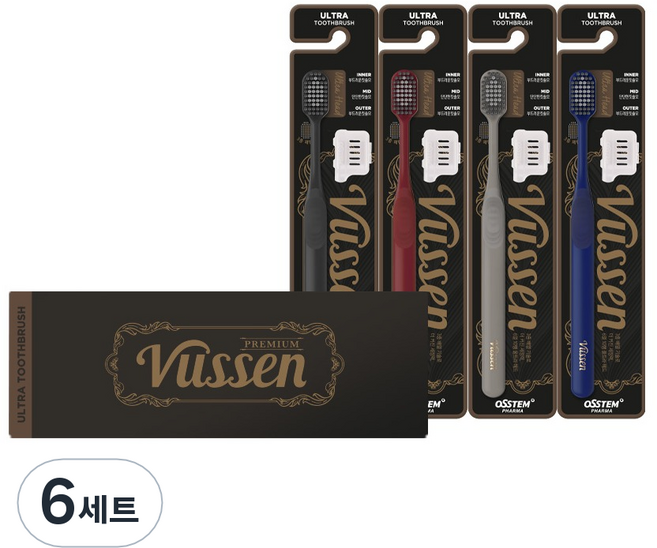 뷰센 울트라 칫솔, 4개입, 6세트
