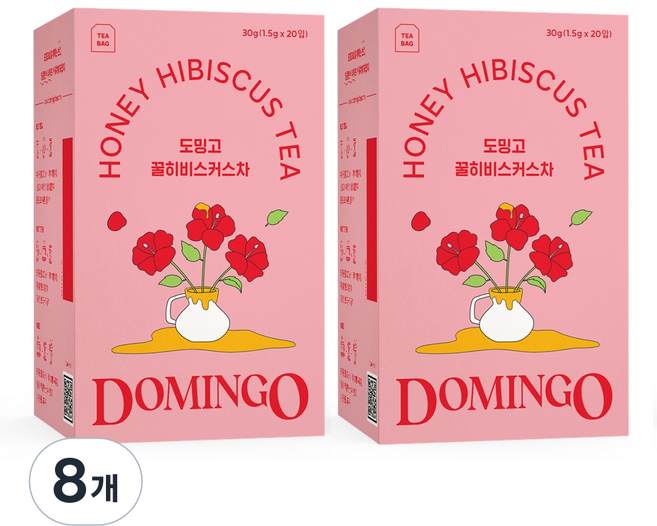 도밍고 꿀히비스커스차, 1.5g, 20개입, 8개
