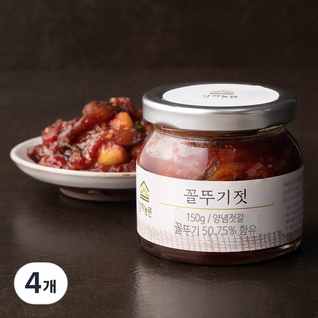 상하농원 꼴뚜기젓, 150g, 4개