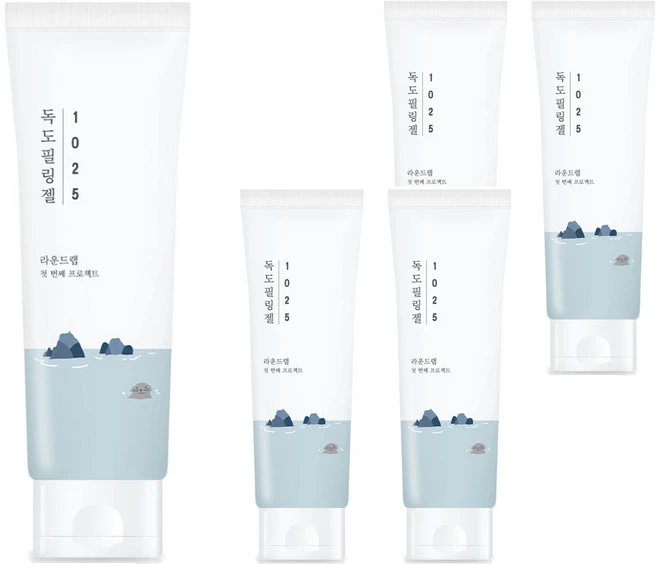 라운드랩 1025 독도 필링젤, 120ml, 5개 - 쿠팡
