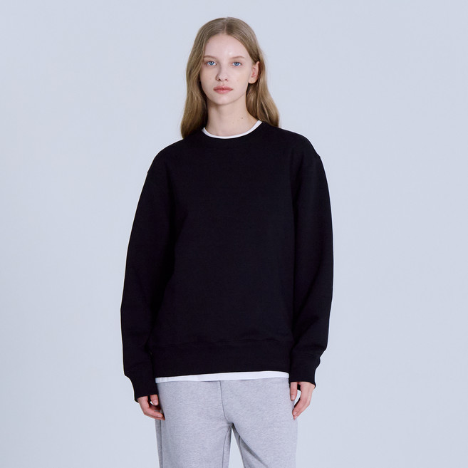 베이직하우스 여성용 CP 쮸리 맨투맨 티셔츠 LYTS0201