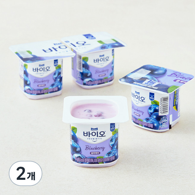 매일바이오 블루베리 요거트, 340g, 2개