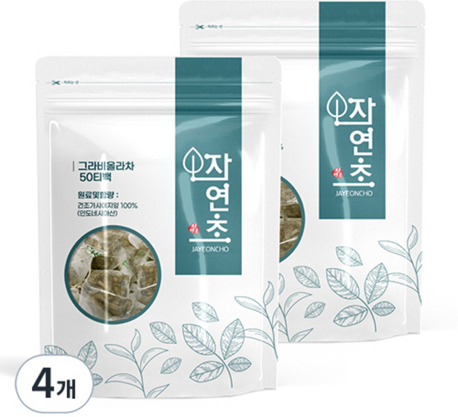 자연초 그라비올라 삼각티백, 1g, 50개입, 4개