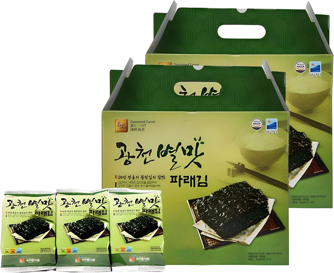 광천별맛김 식탁김 15g, 24개