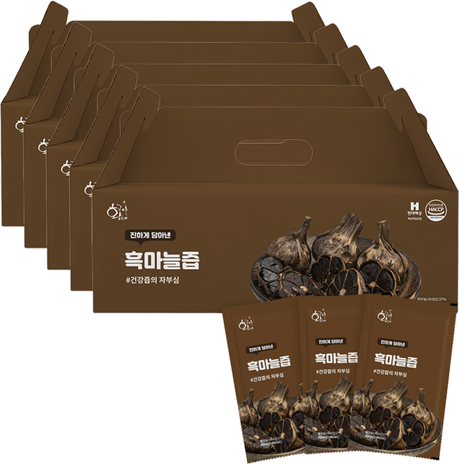 황금이네 흑마늘즙, 2.4L, 5개