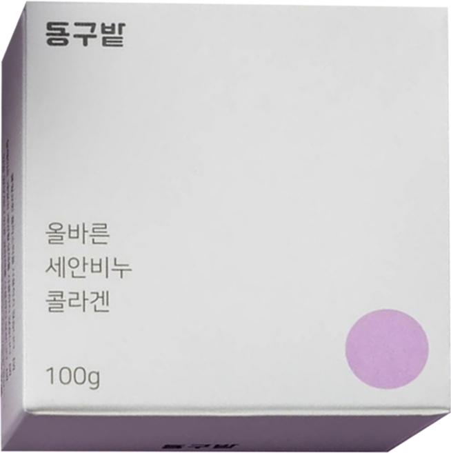 donggubat 全膚質適用膠原蛋白潔面皂 薰衣草, 100g, 1個