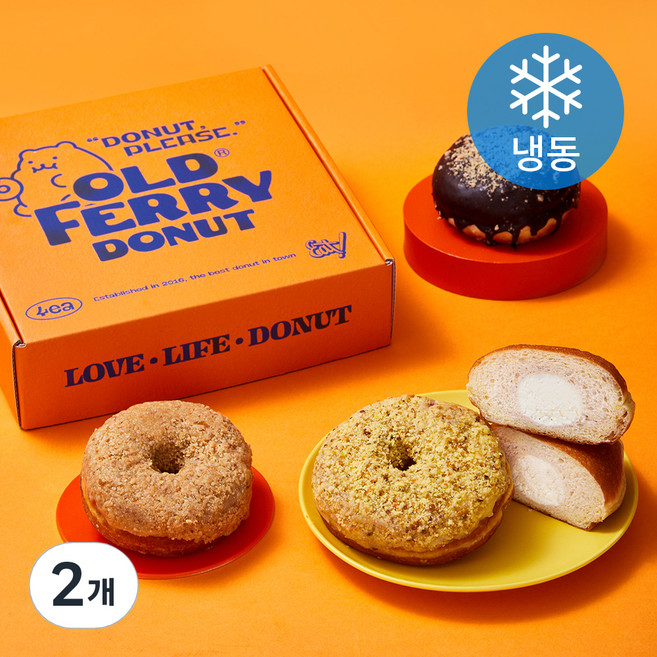 올드페리도넛 시그니처 4종 (냉동), 680g, 1개입, 2개