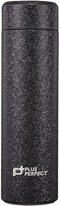 PLUS PERFECT 理想 鈦度純鈦真空保溫杯, 晶鑽黑, 500ml, 1個