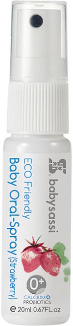 babysassi 誰是寶貝 兒童口腔噴護劑 加鈣益生菌 草莓口味, 20ml, 1條
