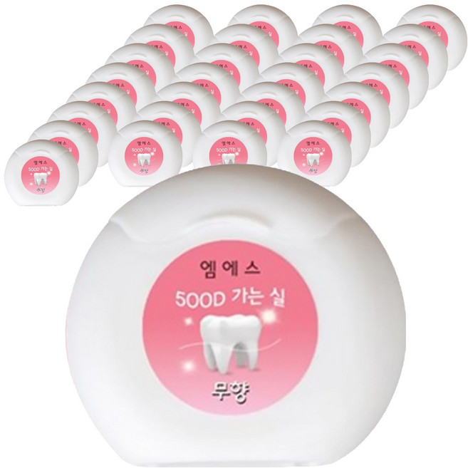 엠에스덴탈 치실 무향, 8개입, 6개