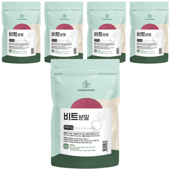 참굿즈 비트 분말, 500g, 5개