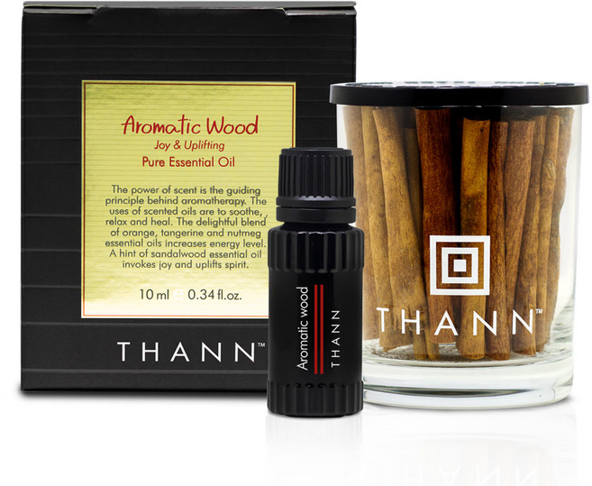 THANN 에센셜 오일, 아로마틱 우드, 10ml, 1개