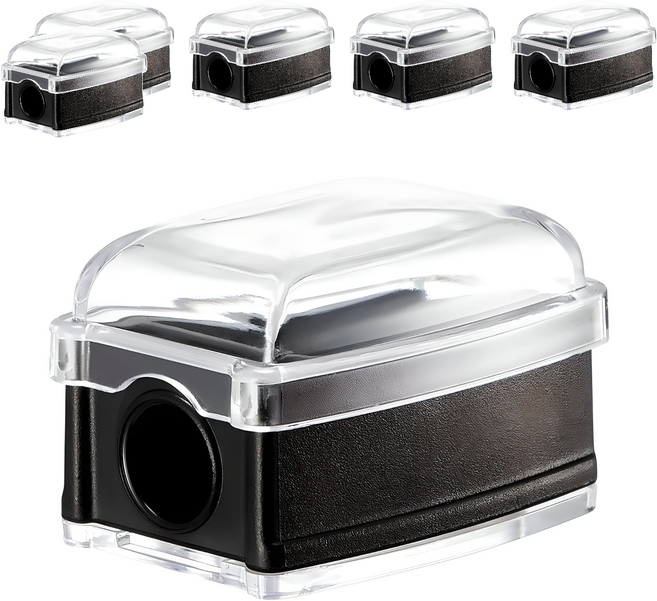 미샤 이지 펜슬 샤프너, 6개, 블랙