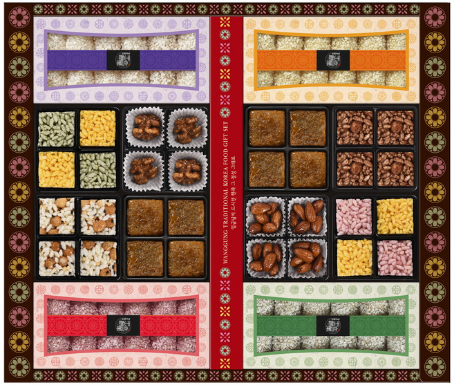 왕궁병과 둥근마음 9호 한과선물세트, 605g, 1세트