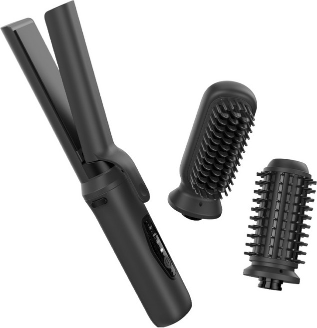 슈틸루스터 무선 3in1 빗고데기, 블랙, ST-DWC100