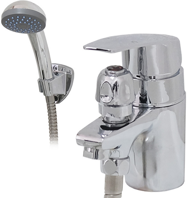 욕실플러스 샤워 겸용 세면기 원홀 수전 Series 100, 1개