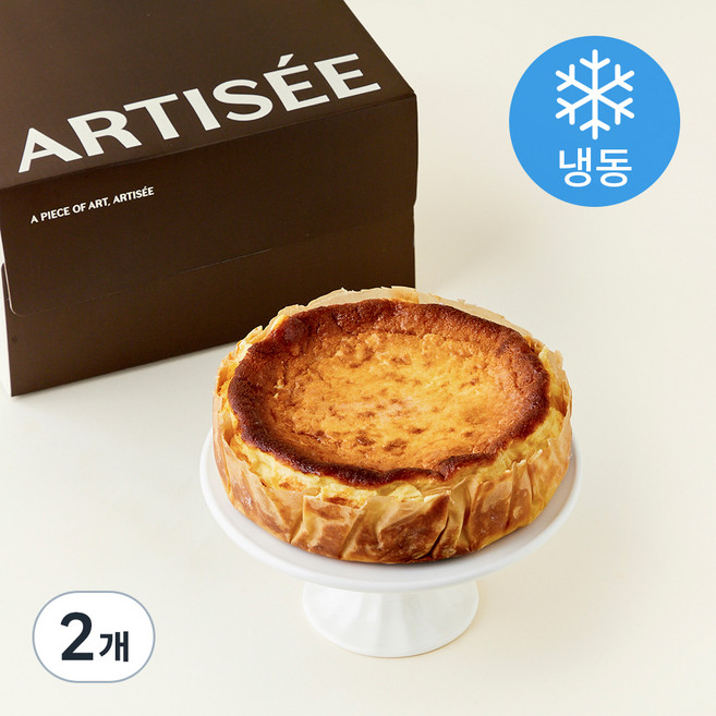 아티제 바스크 치즈케이크, 500g, 2개