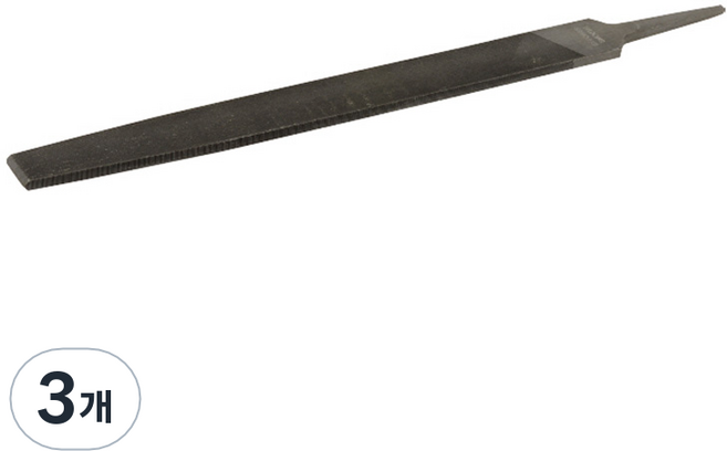 EX-POWER 鐵工用銼刀 中齒 平型 200, 3個