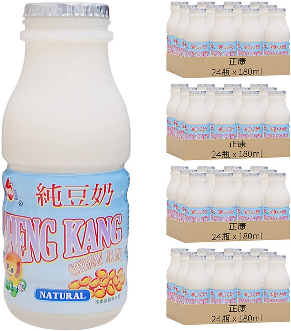 正康 豆奶 原味, 180ml, 96瓶