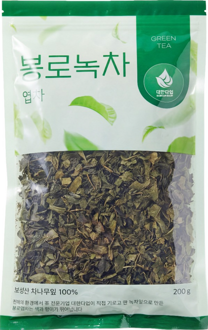 대한다업 봉로녹차 엽차, 200g, 1개입, 1개