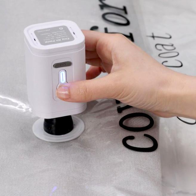 리빙톤 정리왕 무선 미니펌프 압축팩 옷걸이 5p + 이불 진공 4p + 핸디형 10p, 1세트