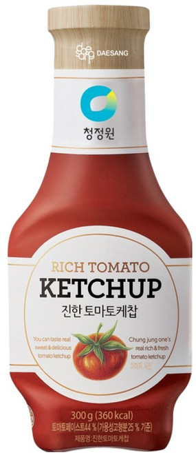 청정원 진한 토마토케찹, 300g, 1개